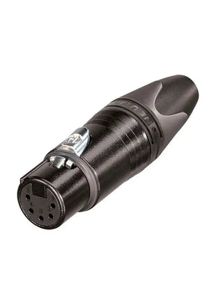 Neutrik XLR 5-Pin Female Socket Black NC5FXX-B