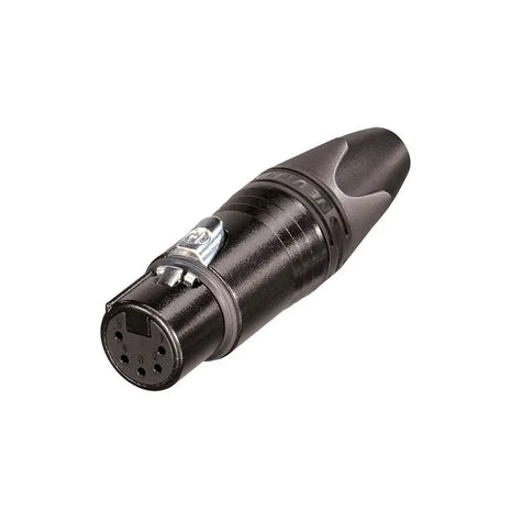 Neutrik XLR 5-Pin Female Socket Black NC5FXX-B