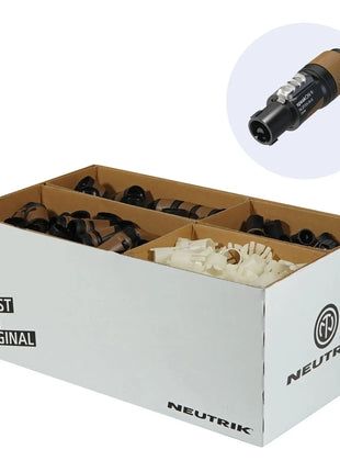 Neutrik speakON Cable Connector NL2FXX-W-S-D (Pack of 100)