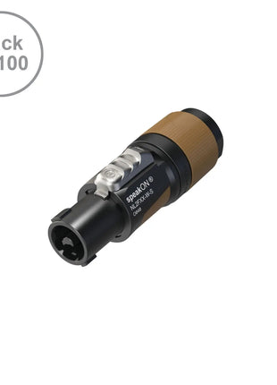 Neutrik speakON Cable Connector NL2FXX-W-S-D (Pack of 100)