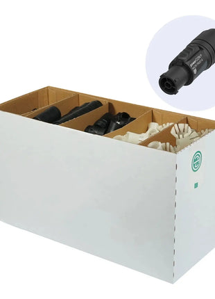 Neutrik powerCON TRUE1 Connector 6-12mm Cable NAC3F-TRUE1-S-D (Pack of 50)