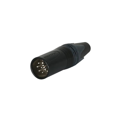 Neutrik XLR 6-Pin Male Plug Black NC6MXX-BAG