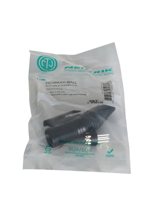 Neutrik XLR 6-Pin Male Plug Black NC6MXX-BAG