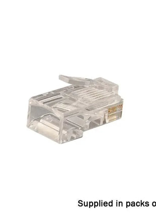  RJ45 Crimp plugs CAT5E/CAT6 Unshielded 50 Micron Pack of 100