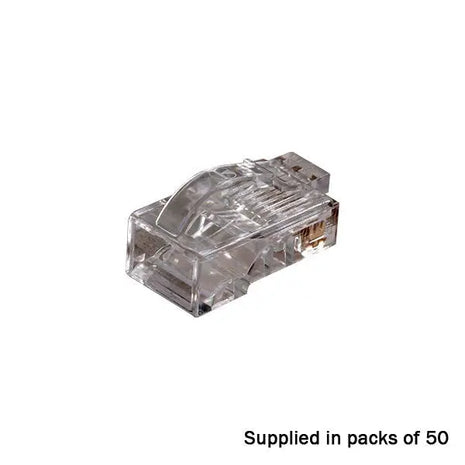  RJ45 Crimp plugs CAT5E Unshielded Arc-latch Pack of 50