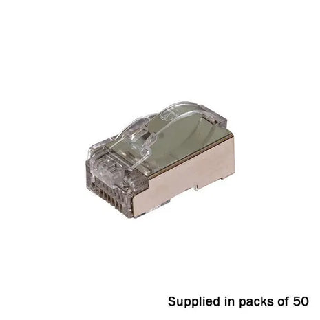  RJ45 Crimp plugs CAT5E Shielded Arc-latch Pack of 50