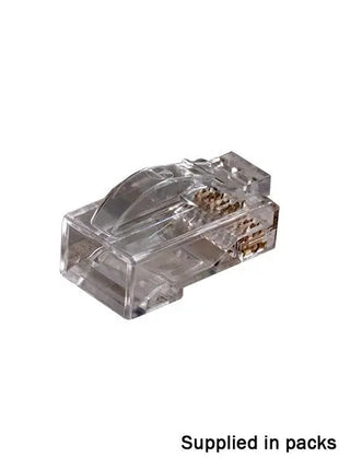  RJ45 Crimp plugs CAT6 Unshielded Arc-latch Pack of 50