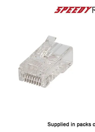  CAT5E Speedy RJ45 Push Through Crimp Plugs Pack of 100