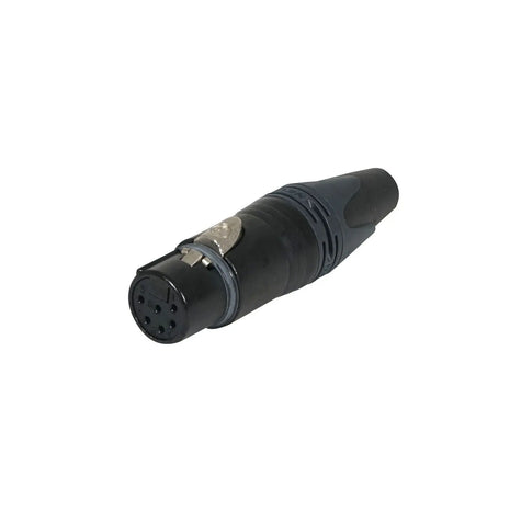 Neutrik XLR 6-Pin Female Socket Black NC6FXX-BAG