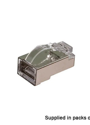  CAT6/6A Speedy RJ45 Shielded Push Through Crimp Plugs Pack of 50