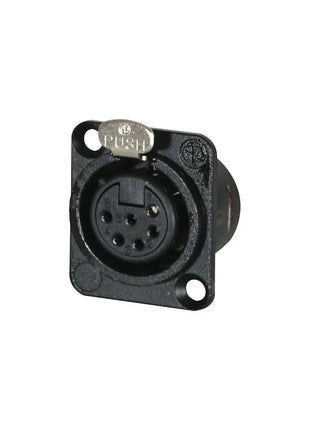 Neutrik XLR 6-Pin Female Chassis Socket NC6FD-L-BAG-1