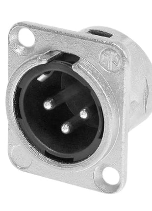 Neutrik XLR 3-Pin Male Chassis Plug NC3MD-L-1