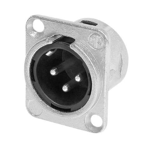 Neutrik XLR 3-Pin Male Chassis Plug NC3MD-L-1