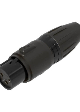 Seetronic 3-Pin Female XLR IP67 Black SCWF3-B-67