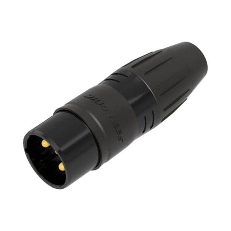 Seetronic 3-Pin Male XLR IP67 Black SCWM3-B-67