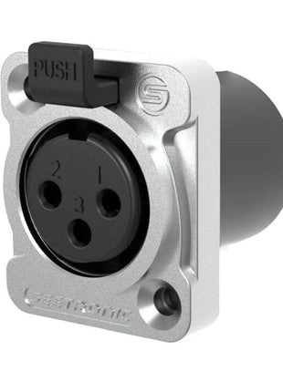  XLR IP67 3-Pin Chassis Female K3F2C-W-67
