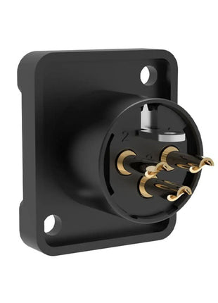  XLR IP67 3-Pin Chassis Male Black J3F2C-W-B-67