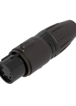  5-Pin Female XLR IP67 Black SCWF5-B-67