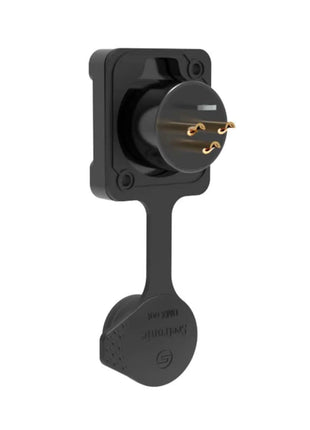  XLR IP65 3-Pin Chassis Male Black J3F2CWB