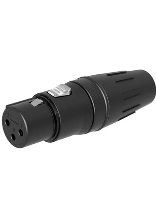 Seetronic XLR 3-Pin Female Socket Black SCHF3-B