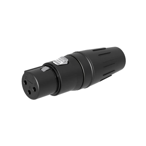 Seetronic XLR 3-Pin Female Socket Black SCHF3-B
