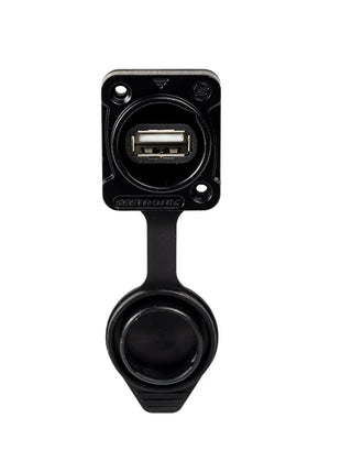 Seetronic USB Type-A Feedthrough IP65 MAUSB-W-B