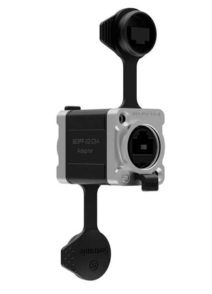 Seetronic RJ45 CAT6A Feedthrough Coupler IP65 SE8FF-02-C6A