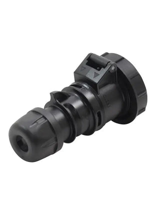 PCE 16A 230V IP67 2P+E Black Socket (2132-6X)