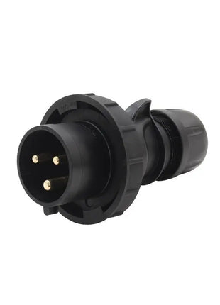 PCE 32A 230V IP67 2P+E Black Plug (0232-6X)