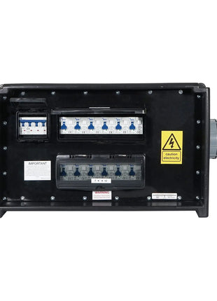 Elumen8 MERZ Distribution Box 63A 3PH In/Thru to 32A/16A RCBO