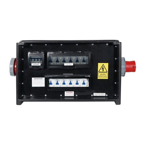 Elumen8 MERZ Distribution Box 63A 3PH In/Thru to 32A/16A RCBO