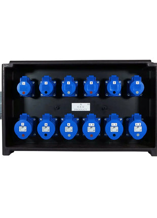 Elumen8 MERZ Distribution Box 63A 3PH In/Thru to 32A/16A RCBO