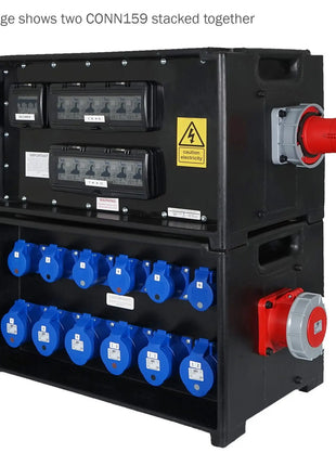 Elumen8 MERZ Distribution Box 63A 3PH In/Thru to 32A/16A RCBO