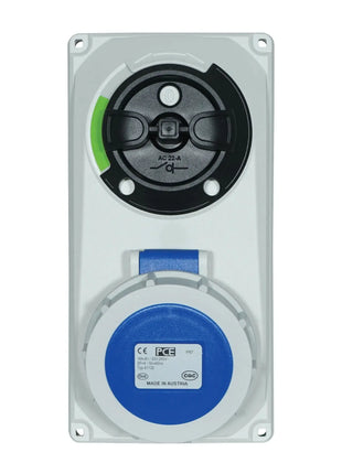 PCE 16A 230V 2P+E IP67 Switched Interlock Socket (61132-6)