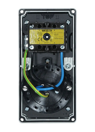 PCE 16A 230V 2P+E IP67 Switched Interlock Socket (61132-6)