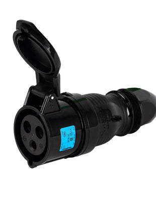 Walther 32A 230V 2P+E Black Plug 330306SW