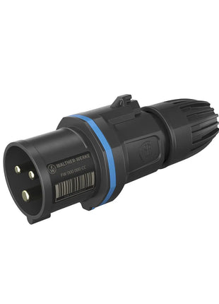 Walther 16A 230V 2P+E Black Plug FW211306SK