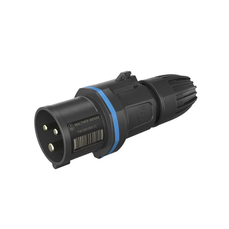 Walther 16A 230V 2P+E Black Plug FW211306SK