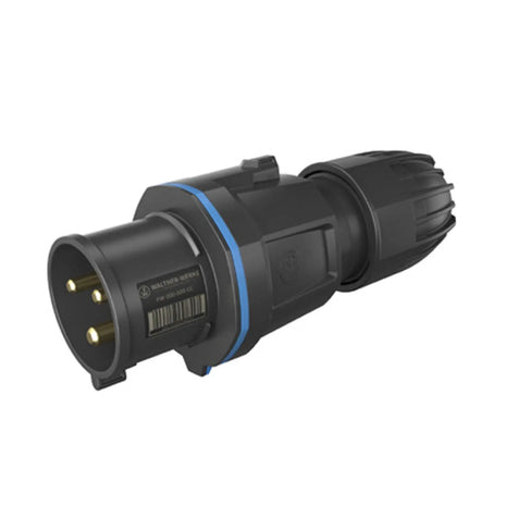 Walther 32A 230V 2P+E Black Plug FW231306SK