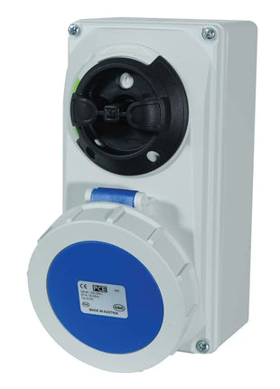 PCE 32A 230V 2P+E IP67 Switched Interlock Socket (61232-6)