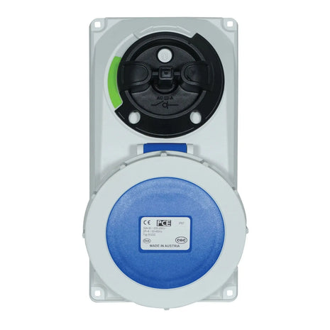 PCE 32A 230V 2P+E IP67 Switched Interlock Socket (61232-6)
