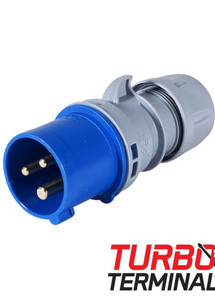 PCE 16A 230V 2P+E Plug (013-6tt)