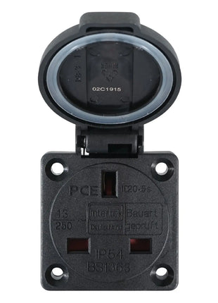 PCE 13A Panel Mount Socket - 1020-5s