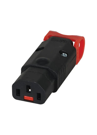 IEC LOCK IEC C13 Rewireable Socket PA130100BK