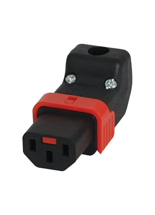 IEC LOCK IEC C13 Rewireable Socket (Up/Down)