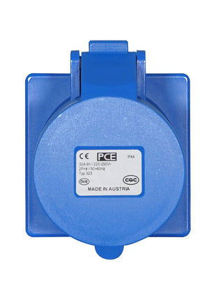 PCE 32A 230V 2P+E Panel Socket for IMST/ISCHL (323-6F7BVX)