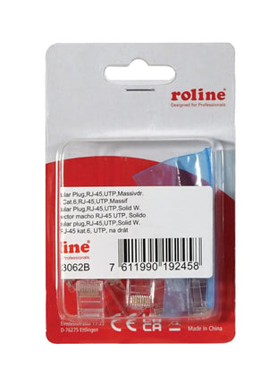Roline Modular RJ45 Plugs UTP 8P8C Unshielded 21.17.3062 (Pack of 10)