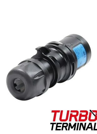 PCE 16A 230V 2P+E Black Plug (013-6TTx)