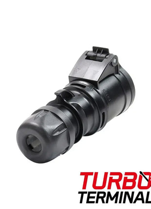 PCE 16A 230V 2P+E Black Socket (213-6TTx)