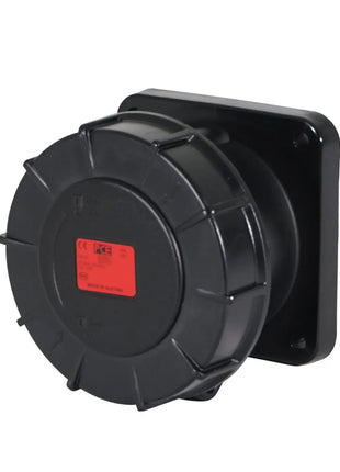 PCE 63A 415V 3P+N+E Panel Socket Black (3355-6xs)